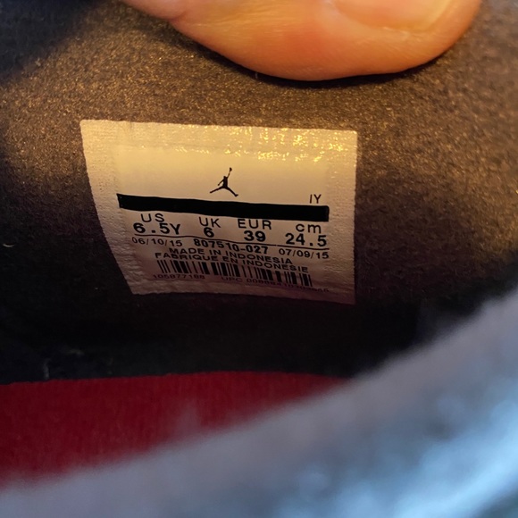 RETRO JORDAN XIV 14 LOW PRM PHANTOM GS sz 6.5 - Picture 4 of 4